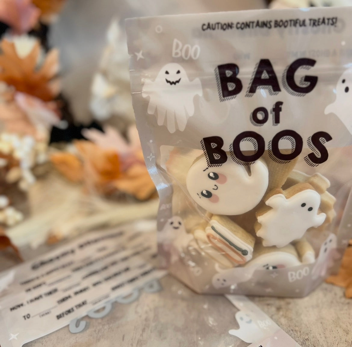 mini cookies Bag of Boos 10/31 ONLY