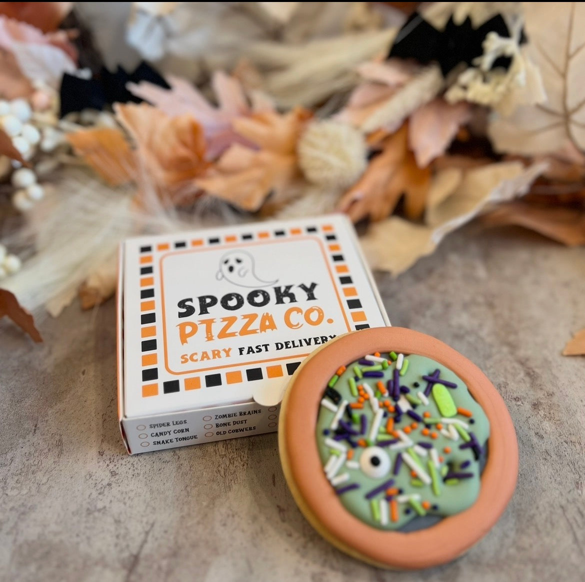 Spooky pizza  10/31 ONLY